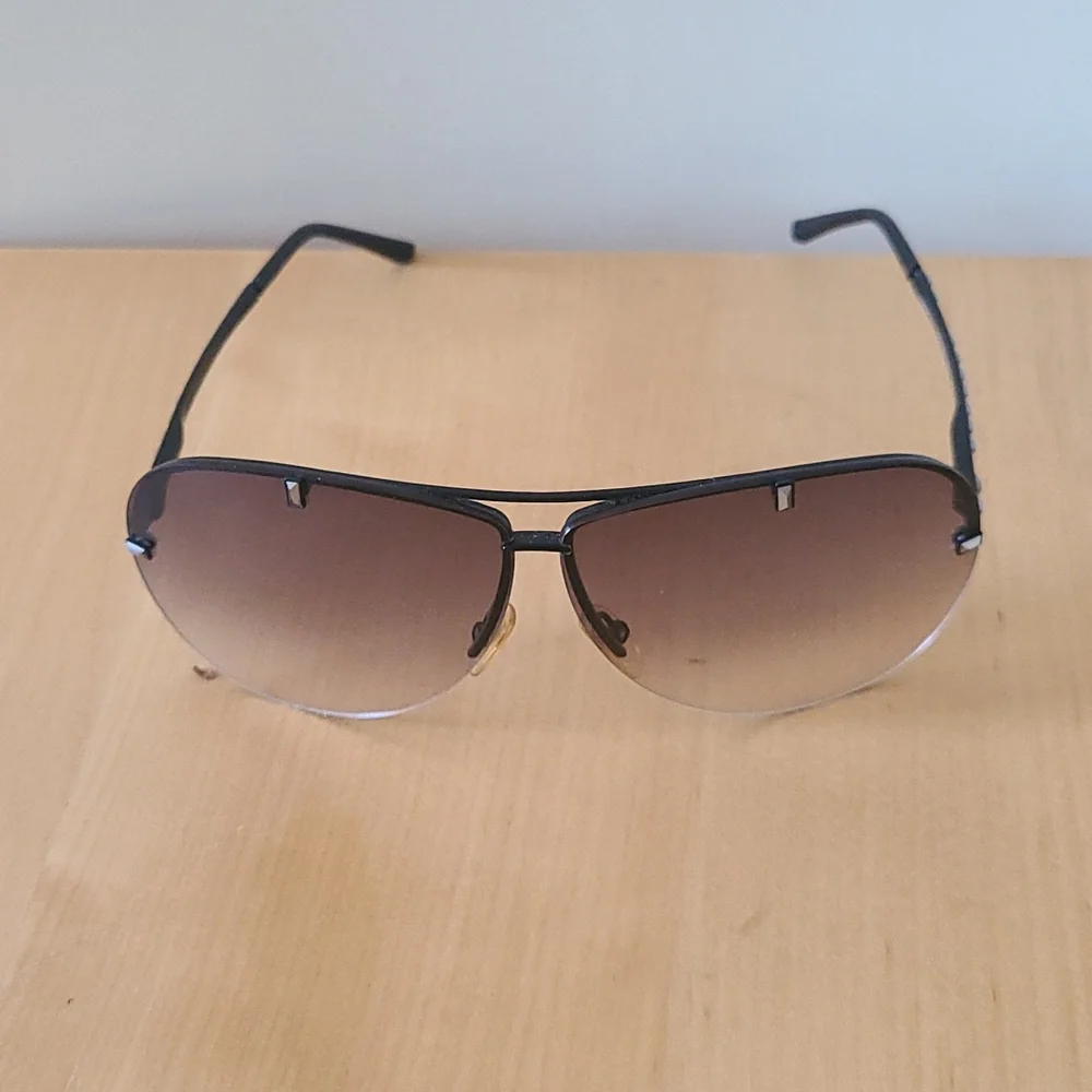 Dior ToreaDior Sunglasses Black Studs Gradient Lens